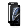 Crong 7D Nano Flexible Glass - 9H Vollbild-Hybridglas für iPhone SE (2022/2020) / 8 / 7 (Schwarz)