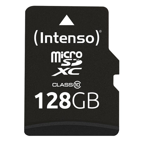 Intenso MicroSDXC - 128 GB Class 10 40 MB/s carte mémoire avec adaptateur