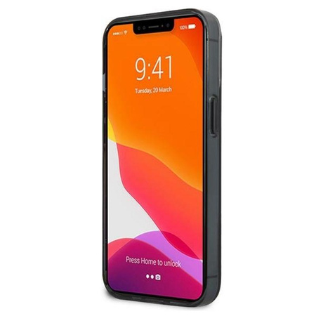 Karl Lagerfeld Ikonik Karl - pouzdro pro iPhone 13 Pro (čiré / černý rámeček)