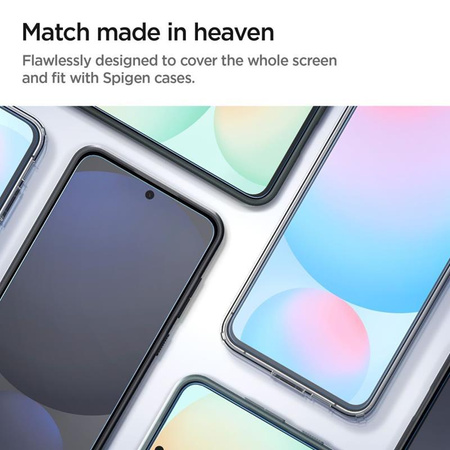Spigen GLAS.TR EZ FIT 2-Pack - Tempered Glass for Samsung Galaxy A56 5G / S24 FE (2 pieces)