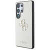 Guess Grained Big 4G Logo Small Classic Logo - Etui do Samsung Galaxy S25 Ultra (beżowy)