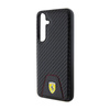 Ferrari Carbon Stitched Bottom - Samsung Galaxy S24+ tok (fekete)