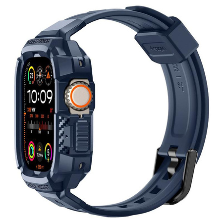 Spigen Rugged Armor Pro - Pánt tokkal az Apple Watch Ultra 49 mm-es órához (sötétkék)