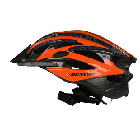 Dunlop - Kask rowerowy MTB r. L (Czerwono-czarny)