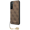 Guess 4G Charms Collection - Etui Samsung Galaxy S22+ (brązowy)