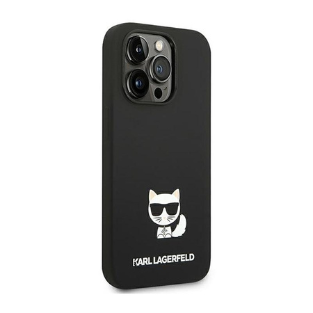 Karl Lagerfeld Choupette Body - pouzdro pro iPhone 14 Pro (Black)