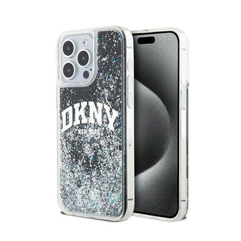 DKNY Liquid Glitter Big Logo - Case for iPhone 14 Pro Max (black)