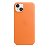 Apple Ledertasche - Ledertasche mit MagSafe für iPhone 14 Plus (Orange)