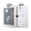 Karl Lagerfeld Crosssbody NFT Saffiano Karl & Choupette - iPhone 14 tok (fekete)