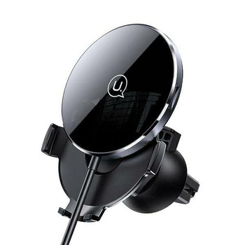 USAMS US-CD164 - Autohalterung mit induktivem 15-W-Ladegerät (schwarz)