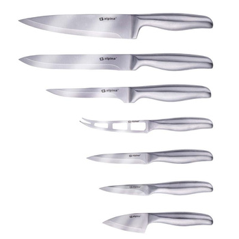 Alpina - Set de couteaux en acier inoxydable 7 pcs.