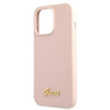 Guess Silikon Script MagSafe - iPhone 13 Pro Tasche (rosa)