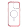 Speck Presidio Perfect-Clear avec Impact Geometry + MagSafe - Coque pour iPhone 13 Pro Max avec revêtement MICROBAN (transparent/rose)