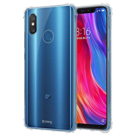 Crong Crystal Shield Cover - Etui Xiaomi Mi 8 (przezroczysty)