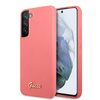 Guess Silicone Script Metal Logo - Samsung Galaxy S22 Case (fuchsia)