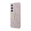 Guess 4G Großes Metall-Logo - Samsung Galaxy S24 Tasche (rosa)
