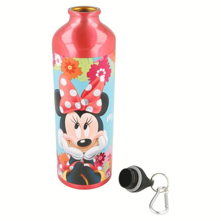 Minnie Mouse - Butelka aluminiowa z karabińczykiem 750 ml