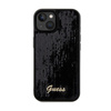 Guess Sequin Script Metal - iPhone 14 Case (black)