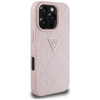 Guess Hot Stamp 4G Pattern Triangle Metal Logo - Case for iPhone 16 Pro Max (pink)