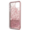 Guess 4G Peony Liquid Glitter - iPhone 11 Pro Max Tasche (rosa)