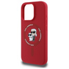 Karl Lagerfeld Silicone Karl & Choupette Ring MagSafe - iPhone 16 Pro Case (rouge)