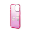 Karl Lagerfeld Gradient Ikonik Karl & Choupette - Etui iPhone 14 Pro Max (różowy)