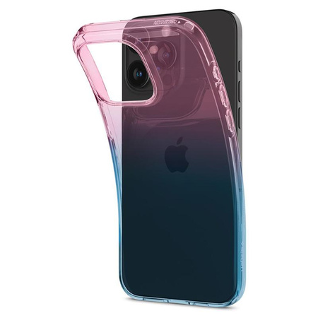 Spigen Liquid Crystal Glitter - Hülle für iPhone 15 Pro (Farbverlauf Pink)