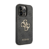 Guess 4G Big Metal Logo - Case for iPhone 15 Pro (Grey)