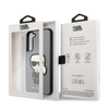 Karl Lagerfeld Saffiano Ikonik Patch - Samsung Galaxy S22+ Tasche (silber)