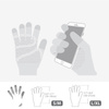Moshi Digits Touchscreen Gloves - Smartphone Touchscreen Gloves (L) (Dark Gray)