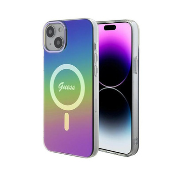 Guess IML Iridescent MagSafe - iPhone 15 Case (coloré)