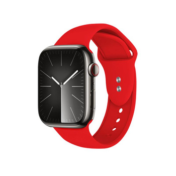 Crong Liquid - Armband für Apple Watch 44/45/46/49 mm (rot)