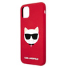 Karl Lagerfeld Choupette Head Silikon - iPhone 11 Hülle (rot)