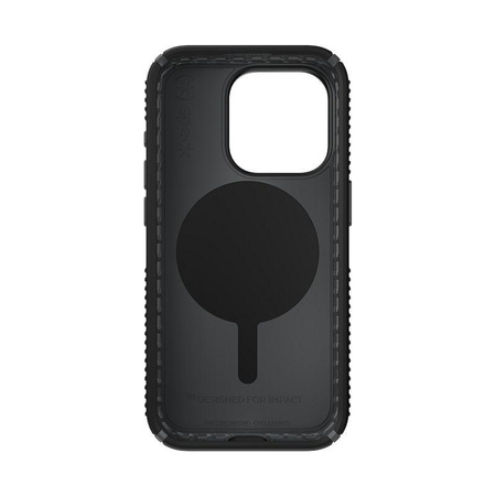 Speck Presidio2 Grip ClickLock & Magsafe - Coque pour iPhone 15 Pro (Noir / Gris ardoise / Blanc)