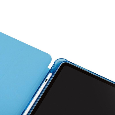 Tucano Satin Case - Etui pour iPad 11" (2025) / iPad 10.9" (2022) avec aimant et support pour Apple Pencil (bleu)