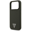 Guess Silicone Triangle Logo MagSafe - Pouzdro iPhone 17 Pro (khaki)