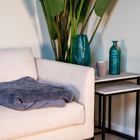 Flanell takaró 200x150cm (kék)