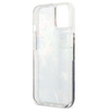 Guess Liquid Glitter Flower - étui pour iPhone 13 mini (bleu)