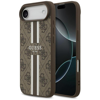 Guess 4G Printed Stripes MagSafe - Hülle iPhone Air (braun)