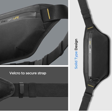 Spigen KD411 Waist Bag Klasden - Handytasche / Niere (Schwarz)