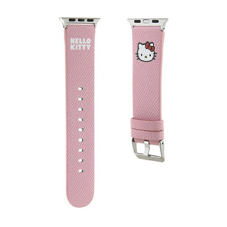 Řemínek Hello Kitty Kitty Head - Řemínek pro Apple Watch 38/40/41 mm (růžový)