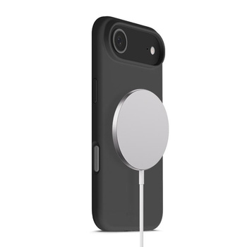 MAGSAFE SILIKONHÜLLE FÜR IPHONE AIR Crong SCHWARZE MAGNETHÜLLE