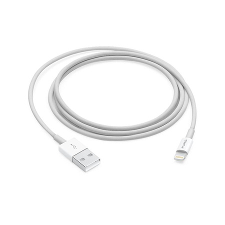 PURO Bílý - Apple USB propojovací kabel Lightning MFi konektor 1m (bílý)