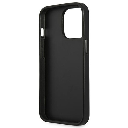 Guess Saffiano Triangle Logo Case – Etui iPhone 13 Pro Max (czarny)