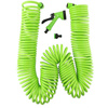 Kinzo - Spiral garden hose with couplings and gun included 30 m
