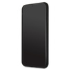 Karl Lagerfeld Double Layers Tempered Glass Glitter Signature Case - Etui iPhone 11 Pro Max (czarny)