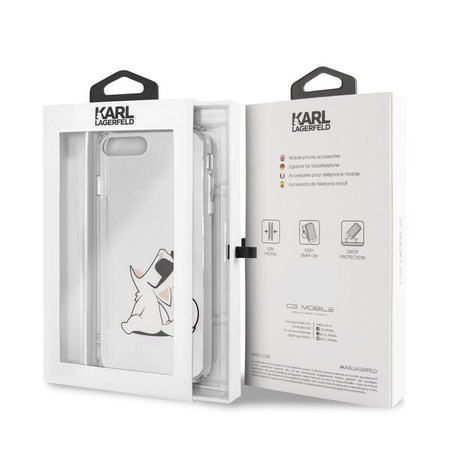 Karl Lagerfeld Choupette Fun - Case for iPhone SE 2020 / 8 / 7  (Transparent)