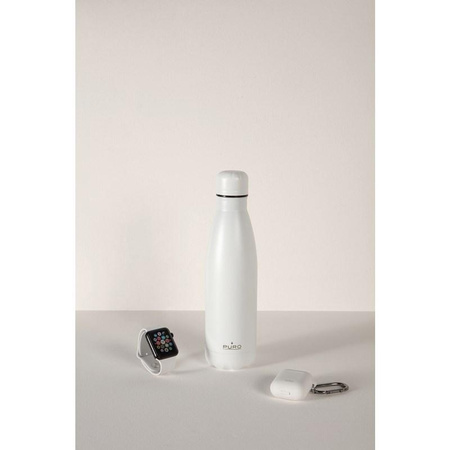PURO ICON - Bouteille thermique en acier inoxydable 500 ml (blanc) (revêtement en poudre)