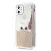 Karl Lagerfeld K-Peek A Boo - iPhone 11 tok (csillogó rózsaszín arany)