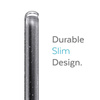 Speck Presidio Perfect-Clear with Glitter - Samsung Galaxy S22+ Case with MICROBAN Antimicrobial Coating (Clear/Platinum Glitter)